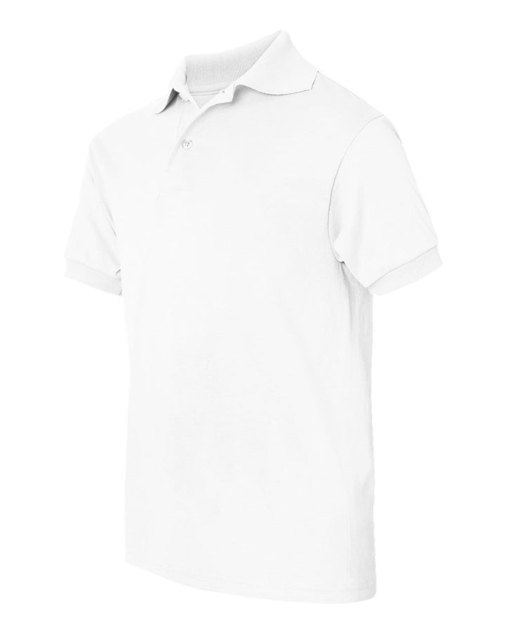 White Youth Ecosmart® Jersey Polo - 054Y