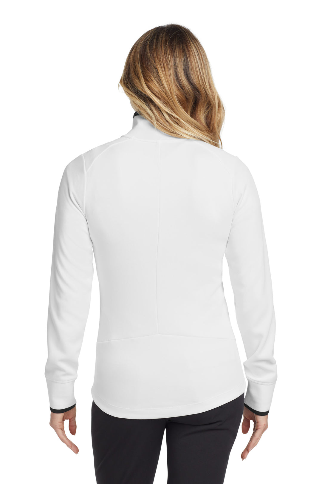 White/Black Nike Women's Dri-FIT 1/2-Zip Cover-Up. 578674