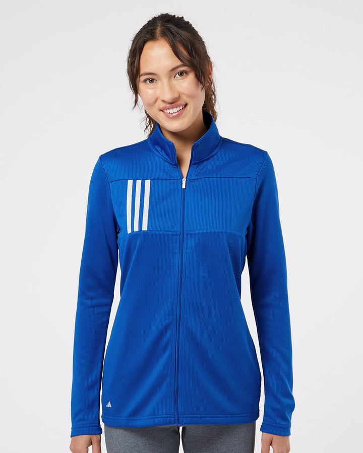 Women's 3-Stripes Double Knit Full-Zip - A483  grouped