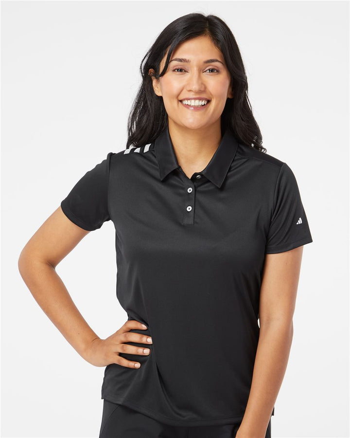 Women's 3-Stripes Shoulder Polo - A325  grouped