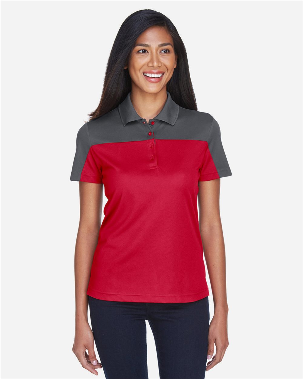 Women's Balance Colorblock Performance Piqué Polo - CE101W  grouped