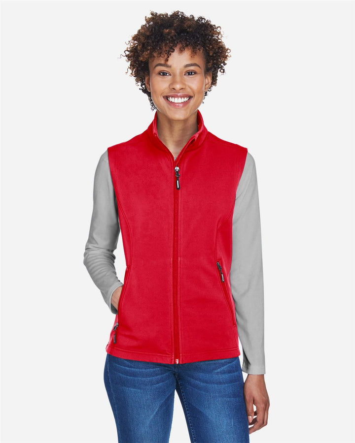 Women's Cruise Two-Layer Fleece Bonded Soft Shell Vest - CE701W  grouped