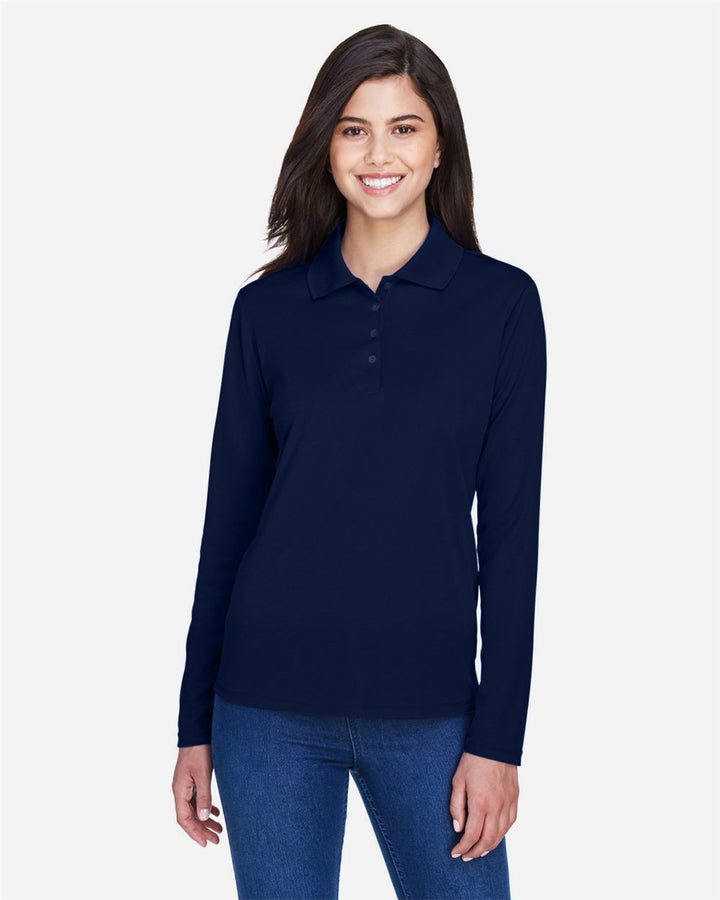 Women's Pinnacle Performance Long Sleeve Piqué Polo - 78192  grouped