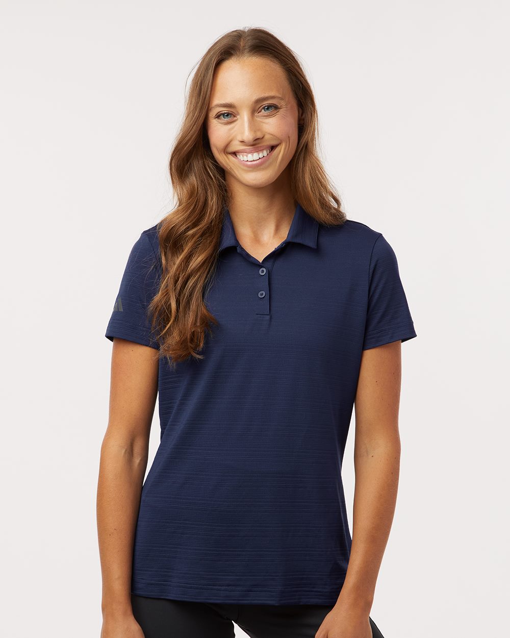 Women's Textured Stripe Polo - A707  grouped
