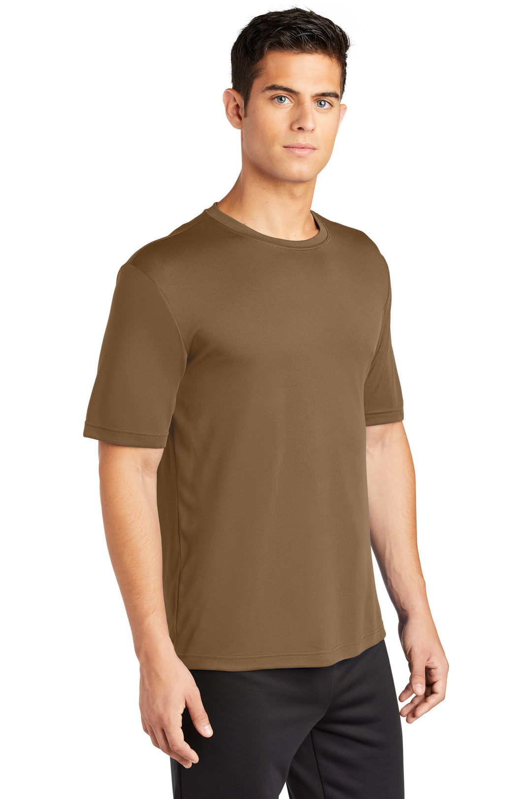 Woodland Brown Sport-Tek PosiCharge Competitor Tee. ST350