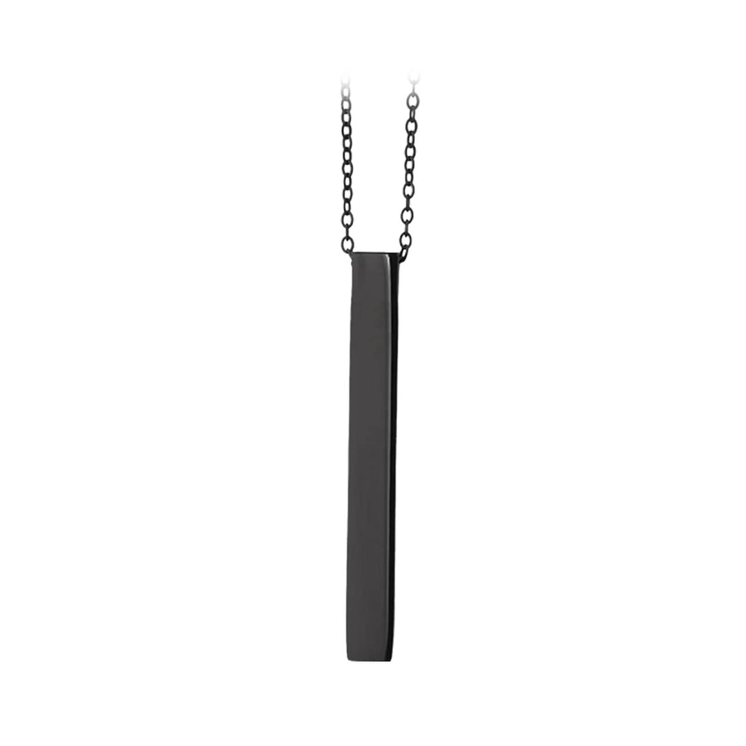Stainless Steel Vertical Bar Necklace
