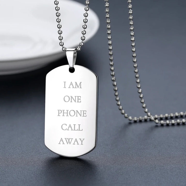 Stainless Steel Pendants - DogTag