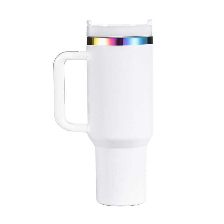 Stainless Steel Tumbler with Removable Handle