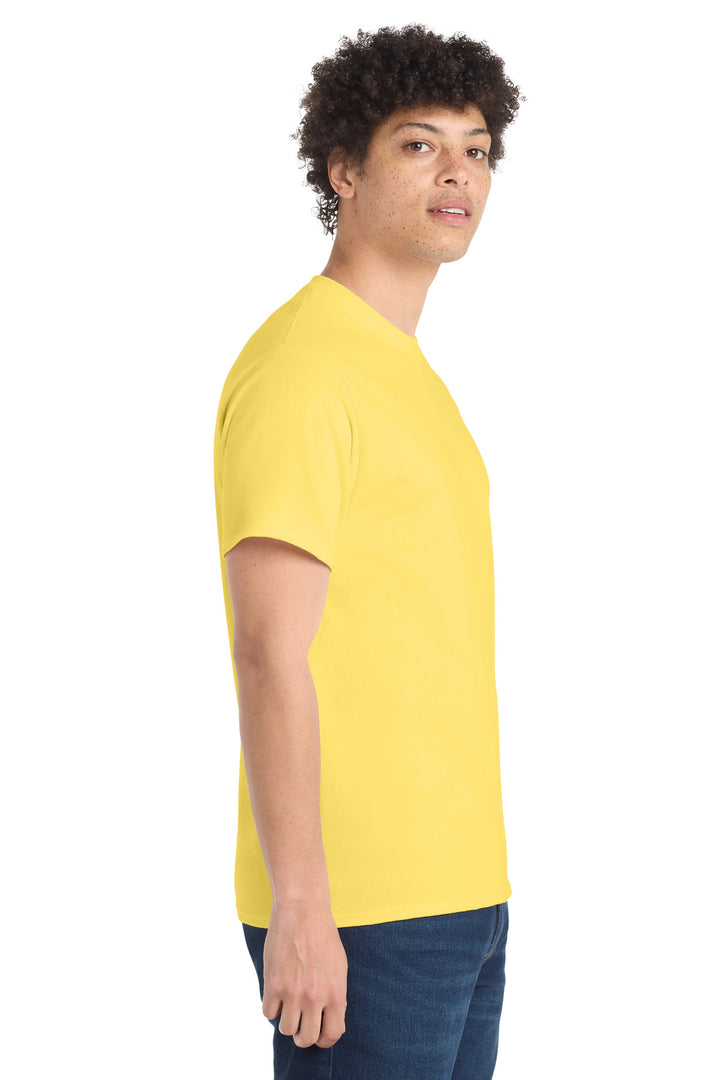 Yellow Port & Company - Core Cotton Tee. PC54